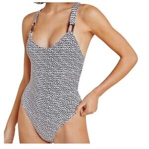 Anthropologie Tavik XS Jayce one piece tortoise detail swimsuit SW2 2965